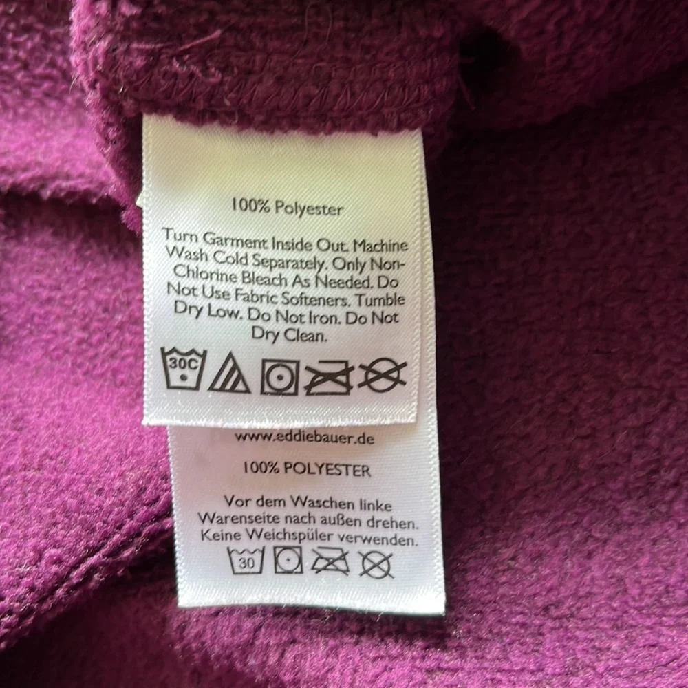 Eddie Bauer Radiator Fleece Snap Mock Neck Sweater - Picture 7 of 9